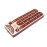 House of Cribbage - 4 Track Continuous Cribbage Board Inlaid in Bloodwood - Size: 13.5 Inches - Storage Drawer for Cribbage Pegs and Score Marking Fields for Skunks, Corners and Won Games