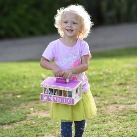 Breyer Unicorn Magic Wooden Carry Stable Playset w/ 6 Unicorns Breyer Unicorn Magic Wooden Carry Stable Playset w/ 6 Unicorns