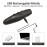 ZHT Electronic Whistles for Referees with USB Charging, 3 Tone High Volume Emergency Whistle for Coaches Teacher, Outdoor Safety Whistles with Lanyard- Black Color