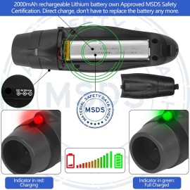 ZHT Electronic Whistles for Referees with USB Charging, 3 Tone High Volume Emergency Whistle for Coaches Teacher, Outdoor Safety Whistles with Lanyard- Black Color