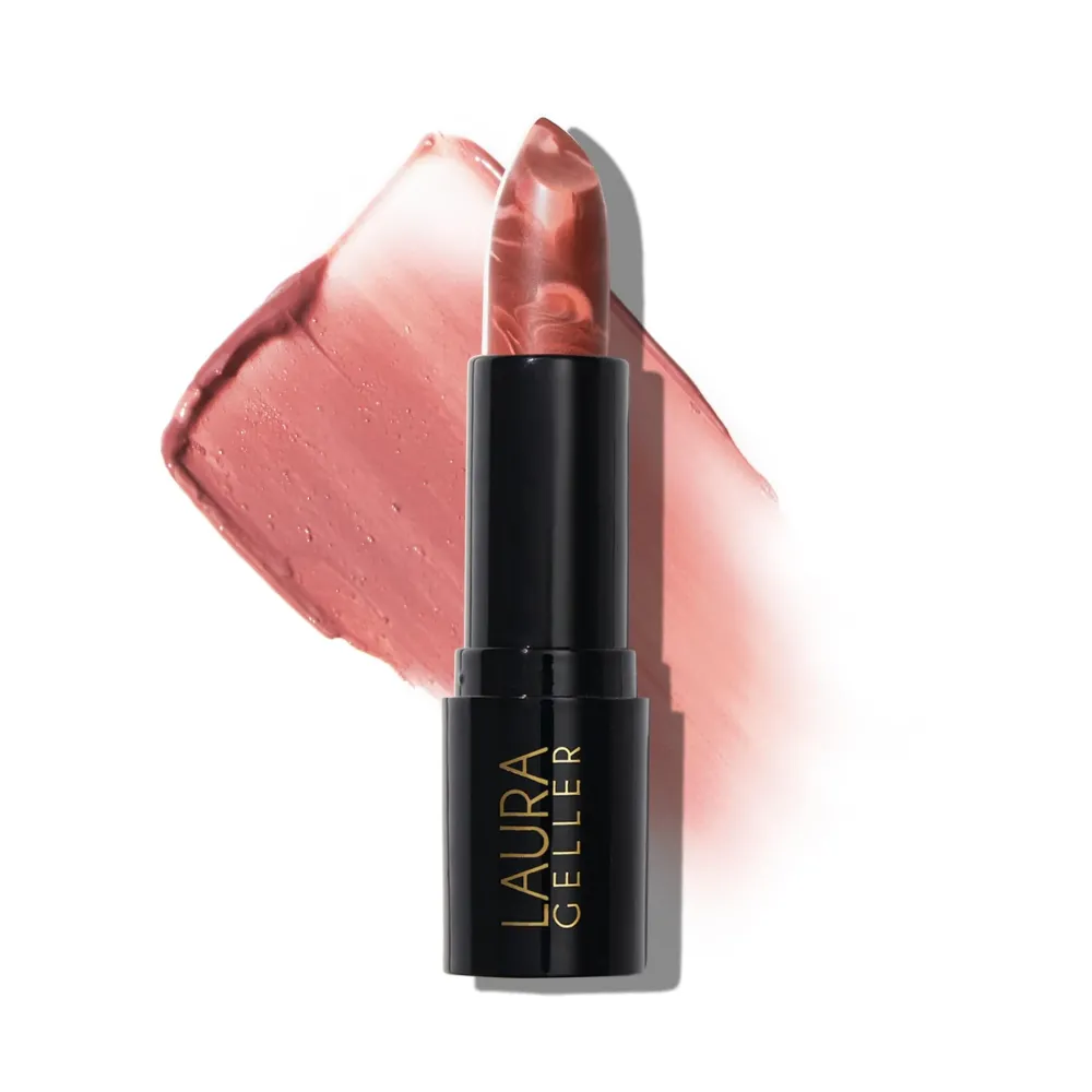 LAURA GELLER NEW YORK Italian Marble Sheer Lipstick - Honey Bun - Hydrating & Lightweight - Vitamin E & Caster Seed Oil - Cream Finish LAURA GELLER NEW YORK Italian Marble Sheer Lipstick - Honey Bun - Hydrating & Lightweight - Vitamin E & Caster Seed Oil - Cream Finish
