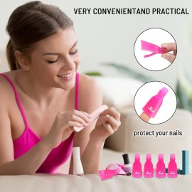 (10 Pcs Pink) Plastic Acrylic Nail Art Soak Off Cap Clip UV Gel Polish Remover Wrap Tool Gel Nail Polish Remover Clips for Fingernail Removal Soak Off Clips Wrap Cleaner Cap Clip (10 Pcs Pink) Plastic Acrylic Nail Art Soak Off Cap Clip UV Gel Polish Remover Wrap Tool Gel Nail Polish Remover Clips for Fingernail Removal Soak Off Clips Wrap Cleaner Cap Clip