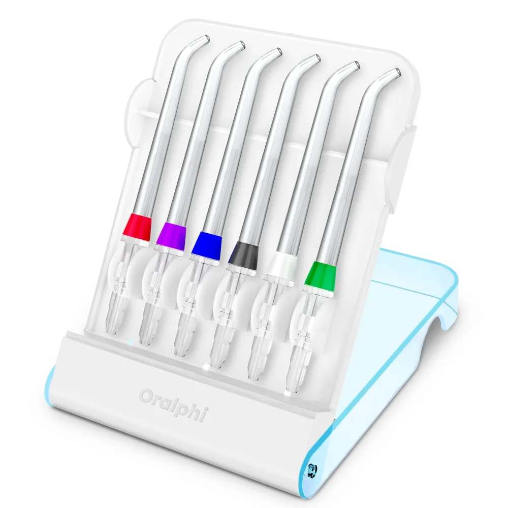 Replacement Tips for Waterpik Water Flosser (6 Classic Jet Tips & Storage Case Bundle) Replacement Tips for Waterpik Water Flosser (6 Classic Jet Tips & Storage Case Bundle)