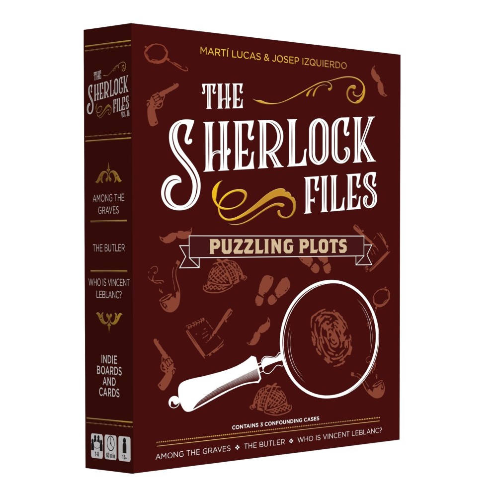 Indie Boards and Cards The Sherlock Files: Puzzling Plots, Brown