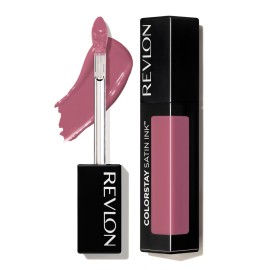 Revlon ColorStay Satin Ink Liquid Lipstick, Longwear Rich Lip Colors, Formulated with Black Currant Seed Oil, 009 Speak Up, 0.17 fl oz Revlon ColorStay Satin Ink Liquid Lipstick, Longwear Rich Lip Colors, Formulated with Black Currant Seed Oil, 009 Speak Up, 0.17 fl oz