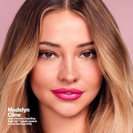 Revlon ColorStay Satin Ink Liquid Lipstick, Longwear Rich Lip Colors, Formulated with Black Currant Seed Oil, 018 Fired Up, 0.17 fl oz