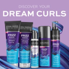 John Frieda Frizz Ease Dream Curls Conditioner, Hydrates and Defines Curly, Wavy Hair, Helps Control Frizz, SLS/SLES Sulfate Free, Enhances Natural Curls, 8.45 Fluid Ounces John Frieda Frizz Ease Dream Curls Conditioner, Hydrates and Defines Curly, Wavy Hair, Helps Control Frizz, SLS/SLES Sulfate Free, Enhances Natural Curls, 8.45 Fluid Ounces