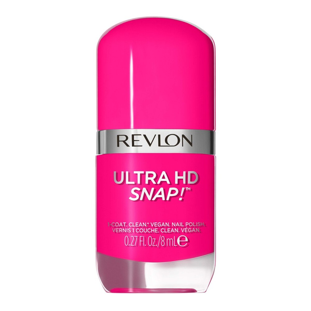 REVLON Ultra HD Snap Nail Color, Natural Rich Glossy Polish, 100% Vegan Formula, No Base or Top Coat Needed, 028 Rule the World, 0.27 fl oz REVLON Ultra HD Snap Nail Color, Natural Rich Glossy Polish, 100% Vegan Formula, No Base or Top Coat Needed, 028 Rule the World, 0.27 fl oz