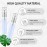 Csdtylh Mini Spray Bottle 105PCS 5ML Clear Glass Perfume Bottles Refillable Fine Mist Spray Bottles Empty Fragrance Sample Spray Containers Cosmetics Atomizer for Cleaning,Travel,Essential Oils