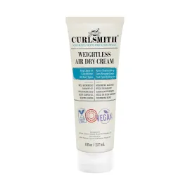 CURLSMITH - Weightless Air Dry Cream - Vegan Leave-In Conditioner for Any Hair Type, Smooths Hair (8 fl oz)