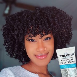 CURLSMITH - Weightless Air Dry Cream - Vegan Leave-In Conditioner for Any Hair Type, Smooths Hair (8 fl oz) CURLSMITH - Weightless Air Dry Cream - Vegan Leave-In Conditioner for Any Hair Type, Smooths Hair (8 fl oz)
