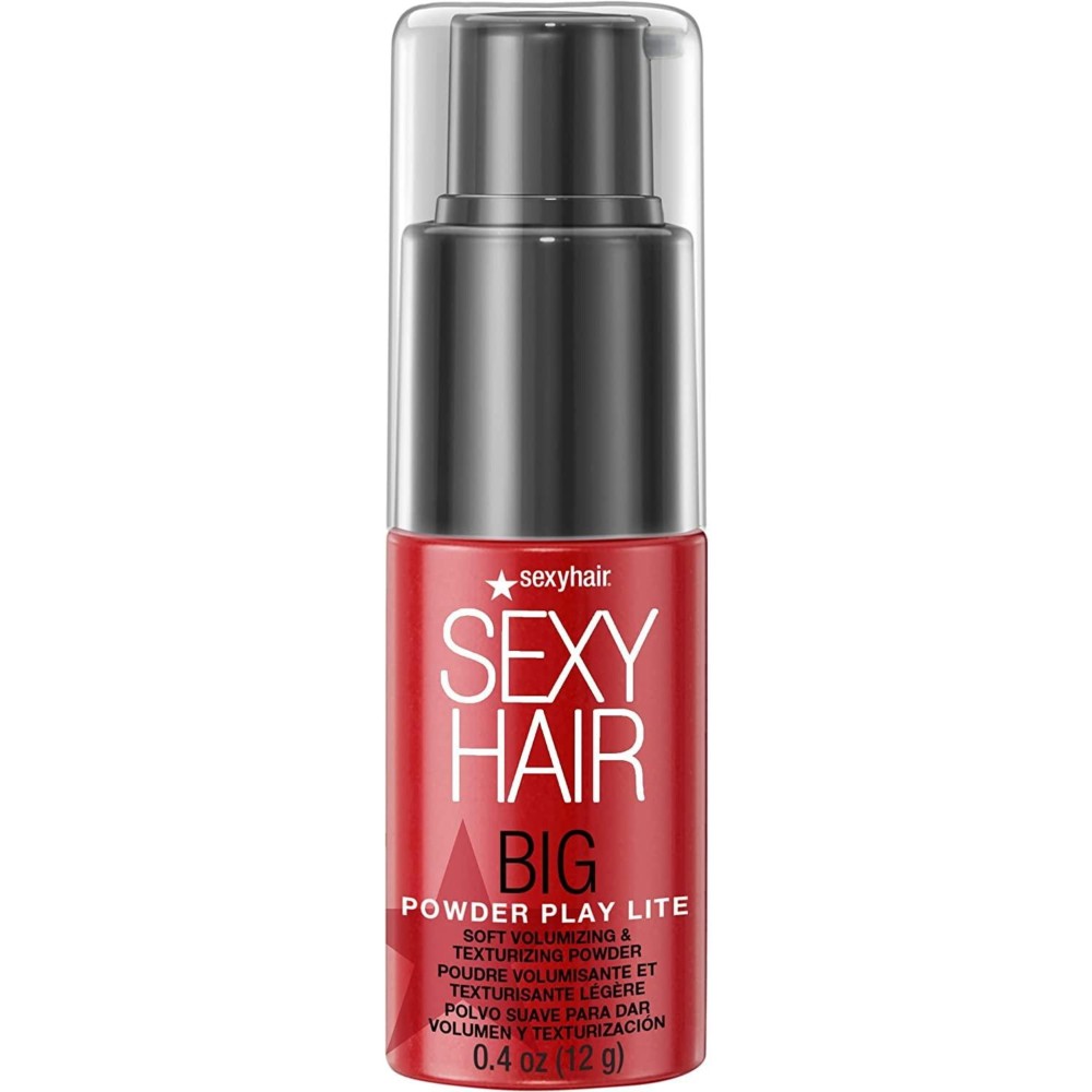 SexyHair Big Powder Play Lite Soft Volumizing & Texturizing Powder, 0.4 Oz | Up to 50% More Volume | Lightweight Powder | Invisible