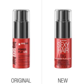 SexyHair Big Powder Play Lite Soft Volumizing & Texturizing Powder, 0.4 Oz | Up to 50% More Volume | Lightweight Powder | Invisible