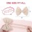 YanJie 3 Pcs Soft Headbands Baby Girls Nylon Headband with Hair Bow Hairbands Hair Accessories for Newborn Infant Toddler Kids