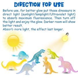 48Pcs Glow in Dark Mini Dinosaur Figures Birthday Party Favors Supplies Dino Cupcake Toppers Pinata Goodie Bags Stuffers Classroom Prizes Carnival Treasure Box Trinkets Bulk Toy Kids Goody Treat Gifts 48Pcs Glow in Dark Mini Dinosaur Figures Birthday Party Favors Supplies Dino Cupcake Toppers Pinata Goodie Bags Stuffers Classroom Prizes Carnival Treasure Box Trinkets Bulk Toy Kids Goody Treat Gifts