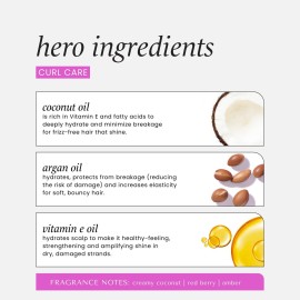 HASK CURL CARE Shampoo + Conditioner Set Coconut and Argan Oil, for Curly Hair Types, Vegan, Color Safe, Gluten-Free, Sulfate-Free, Paraben-Free, Cruelty-Free - 1 Shampoo and 1 Conditioner HASK CURL CARE Shampoo + Conditioner Set Coconut and Argan Oil, for Curly Hair Types, Vegan, Color Safe, Gluten-Free, Sulfate-Free, Paraben-Free, Cruelty-Free - 1 Shampoo and 1 Conditioner