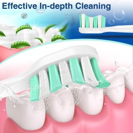 Aoremon Toothbrush Heads for Philips Sonicare - Compatible with Soni Care 2 Series 3 Series C2 C1 Replacement Heads and for All Phillips Click-on Electric Toothbrushes, 10 Pack Aoremon Toothbrush Heads for Philips Sonicare - Compatible with Soni Care 2 Series 3 Series C2 C1 Replacement Heads and for All Phillips Click-on Electric Toothbrushes, 10 Pack