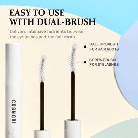 COSNORI Long Active Eyelash Serum - Korean Eyelash Boost Serum - Eyebrow Growth Enhancer for Longer and Thicker - Vegan Prostaglandin Free & Non Irritating - Peptides, Hyaluronic Acid, 0.3 fl.oz. COSNORI Long Active Eyelash Serum - Korean Eyelash Boost Serum - Eyebrow Growth Enhancer for Longer and Thicker - Vegan Prostaglandin Free & Non Irritating - Peptides, Hyaluronic Acid, 0.3 fl.oz.