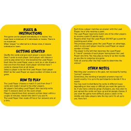 MATCH 5 TRIVIA Game - Answer Matching Game for Family, Friends or a Party. Great for Holidays. 3 or More Players.