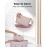 BAGSMART Small Cosmetic Bag, Elegant Roomy Makeup Bags,lipstick pouch,Zipper Pouch,Great Gifts for Women,Travel Waterproof Toiletry Bag Accessories Organizer Gifts (Pink-1 pcs)