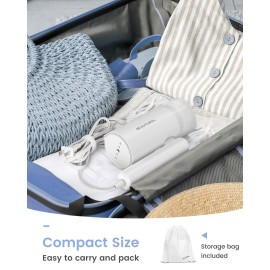 BEAUTURAL Steamer for Clothes, Foldable Handheld Clothing Wrinkles Remover for Garments, 30-Second Fast Heat-up, Portable Fabric Steamer for 120V Countries, Not for Use in 220V Such as Europe BEAUTURAL Steamer for Clothes, Foldable Handheld Clothing Wrinkles Remover for Garments, 30-Second Fast Heat-up, Portable Fabric Steamer for 120V Countries, Not for Use in 220V Such as Europe