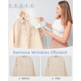 BEAUTURAL Steamer for Clothes, Foldable Handheld Clothing Wrinkles Remover for Garments, 30-Second Fast Heat-up, Portable Fabric Steamer for 120V Countries, Not for Use in 220V Such as Europe BEAUTURAL Steamer for Clothes, Foldable Handheld Clothing Wrinkles Remover for Garments, 30-Second Fast Heat-up, Portable Fabric Steamer for 120V Countries, Not for Use in 220V Such as Europe
