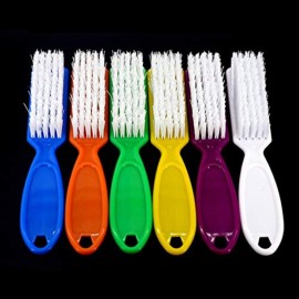 6 Pcs Handle Grip Nail Brush, Nail Cleaning Brushes for Toes and Fingernail 6 Pcs Handle Grip Nail Brush, Nail Cleaning Brushes for Toes and Fingernail