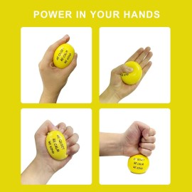 ALMAH Motivational Stress Balls for Kids and Adults (4 Pack), Stress Relief Balls, Hand Exercise Therapy Balls for Anxiety, Fidget, Tension, Manage Anger and Stress ALMAH Motivational Stress Balls for Kids and Adults (4 Pack), Stress Relief Balls, Hand Exercise Therapy Balls for Anxiety, Fidget, Tension, Manage Anger and Stress