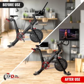 The Pivot for Peloton Bike Screens, Made in USA - 360 Degree of Movement Adjuster | Easily Adjust & Rotate Your Peloton Monitor | Peloton Accessories by TFD The Pivot for Peloton Bike Screens, Made in USA - 360 Degree of Movement Adjuster | Easily Adjust & Rotate Your Peloton Monitor | Peloton Accessories by TFD