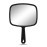 OMIRO Hand Mirror, All Black Handheld Mirror with Handle, 6.6 W x 9.3 L