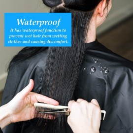 4 PACK Hair Salon Capes with Snap Closure Waterproof Hairdressing Styling Hair Cutting Coloring Nylon Cape for Barber Hairdressers 4 PACK Hair Salon Capes with Snap Closure Waterproof Hairdressing Styling Hair Cutting Coloring Nylon Cape for Barber Hairdressers