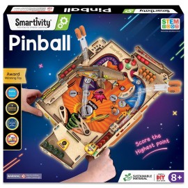 Smartivity DIY Pinball Machine Toy for Ages 8-99 Year Old | Award Winning Arcade Game | Birthday Gift Ideas for Kids & Adults | STEM Toy for Boys & Girls I Fun Family & Party Game