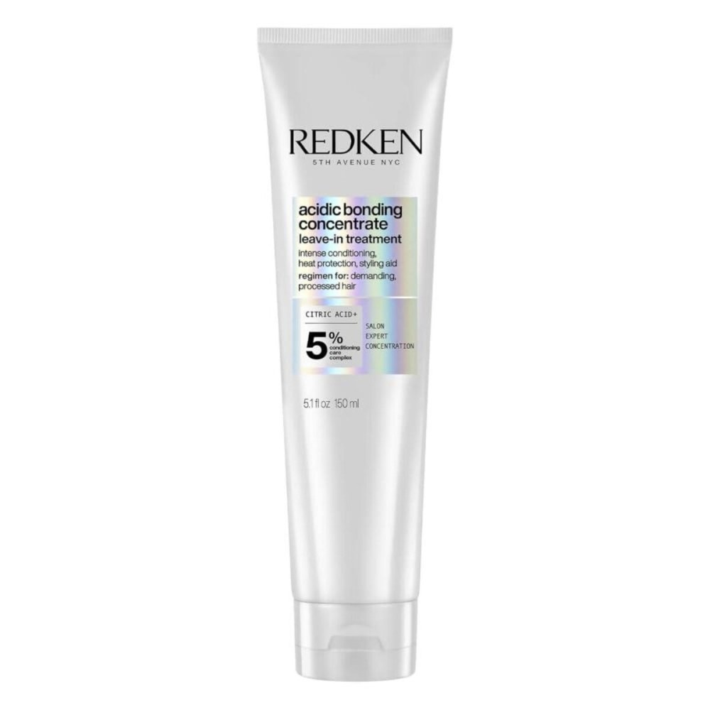 Redken Bonding Leave In Conditioner for Damaged Hair | Acidic Bonding Concentrate | Sulfate Free Leave In Treatment | Strengthens Weak Hair | Hair Repair | Safe for Color-Treated Hair & All Hair Types