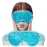 Cooling Eye Mask with Gel Bead, Reusable Cold Compress Ice Pack Sleeping Eye Cooling Pads for After Eyelid Surgery, Puffiness, Puffy Eyes, Headache, Migraine Relief(Blue)