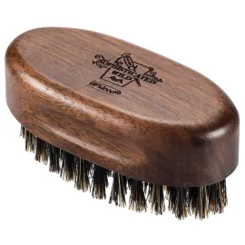 BFWood Small Travel Beard Brush - Natural Boar Bristles with Black Walnut Wood BFWood Small Travel Beard Brush - Natural Boar Bristles with Black Walnut Wood