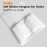 PTSLKHN Soft Silicone Eyeglass Ear Hooks, 10 Pairs of Glasses Anti Slip Grips For Sunglasses, Reading (Clear)