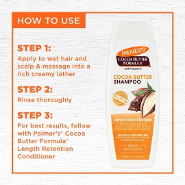 Palmer\'s Cocoa Butter Formula Biotin Length Retention Shampoo, 13.5 Fl Oz Palmer\'s Cocoa Butter Formula Biotin Length Retention Shampoo, 13.5 Fl Oz