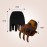 Kitsch Eco-Friendly Medium Claw Clips - Cute & Stylish Short Hair Accessories for Women, Girls | Ideal Size for Any Hairstyles, 2pcs (Black & Tortoise)