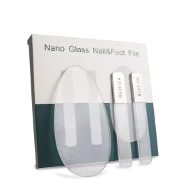 RedFlow Glass Nail File,Nail Buffer Set Contains 2 Nano Glass Nail Files and 1 Nano Glass Foot File,Professional Manicure Set,Nail Files for Natural Nails Removing Calluses RedFlow Glass Nail File,Nail Buffer Set Contains 2 Nano Glass Nail Files and 1 Nano Glass Foot File,Professional Manicure Set,Nail Files for Natural Nails Removing Calluses