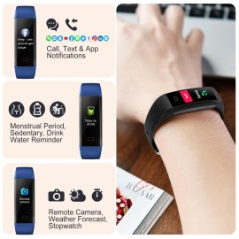 Fitness Tracker with Step/Distance/Calories Counter, Activity Tracker with Heart Rate Monitor, Slim Style Watch IP68 Waterproof, Sleep Monitor Tracker, Pedometer Watch for Women Men Fitness Tracker with Step/Distance/Calories Counter, Activity Tracker with Heart Rate Monitor, Slim Style Watch IP68 Waterproof, Sleep Monitor Tracker, Pedometer Watch for Women Men