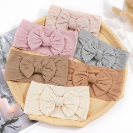CLLOT Super Stretchy Soft Knot Headbands with Hair Bows Head Wrap Hair Accessories For Newborn Baby Girls Infant Toddlers Kids CLLOT Super Stretchy Soft Knot Headbands with Hair Bows Head Wrap Hair Accessories For Newborn Baby Girls Infant Toddlers Kids
