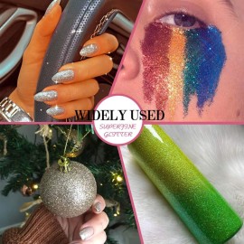 Extra Fine Glitter, Set of 36 Colors Nail Arts Cosmetic, Resin Crafts Loose Glitter Powder Shaker for Face Body Hair Eye Lip Gloss Makeup, Slime and Tumbler Making Extra Fine Glitter, Set of 36 Colors Nail Arts Cosmetic, Resin Crafts Loose Glitter Powder Shaker for Face Body Hair Eye Lip Gloss Makeup, Slime and Tumbler Making