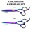 Professional Hair Cutting Shears Set,6 Inch Barber Hair Cutting Scissors Kit,Hairdressing Thinning Shears for Hair Cutting,Sharp Blades Haircut Scissors Kit for Women/Men/Kids (Rainbow) (Rainbow)