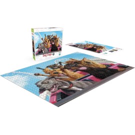 Buffalo Games - Lucia Heffernan - Fun at the Amusement Bark - 750 Piece Jigsaw Puzzle For Adults -Challenging Puzzle Perfect for Game Nights - Finished Size is 24.00 x 18.00