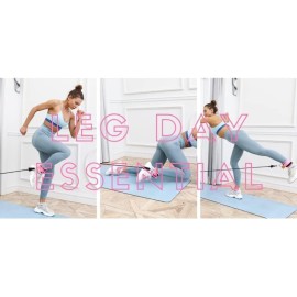 Slim Panda Ankle Strap for Cable Machine,Ankle Cuff for Kickbacks, Booty Hip Abductors,Glute Workouts, Leg Extensions, Curls for Men and Women, Adjustable with Double D-Rings (Pair, Pink)