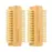 GREENTH PRO Bamboo Nail Brush2PCS Two-side Firm Nature Wooden Sisal Scrub Brush for Toes and Nails,Cleaning Nail Brush