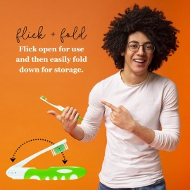 Travel Toothbrush, Portable Toothbrush Built in Cover, Travel Size Toothbrush Hiking, Camping, Traveling, Folding Toothbrushes, Collapsible Multi Color Travel Toothbrush Kit (6 Pack Soft-Multicolor) Travel Toothbrush, Portable Toothbrush Built in Cover, Travel Size Toothbrush Hiking, Camping, Traveling, Folding Toothbrushes, Collapsible Multi Color Travel Toothbrush Kit (6 Pack Soft-Multicolor)