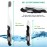 Lingito Folding Toothbrush, Built-in Cover, Travel Size for Hiking, Camping, Traveling, Collapsible Toothbrush Kit (3 Pack Soft-Charcoal)