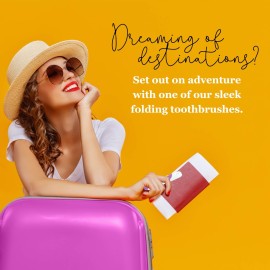 Lingito Folding Toothbrush, Built-in Cover, Travel Size for Hiking, Camping, Traveling - 3 Pack Soft-Multicolor Lingito Folding Toothbrush, Built-in Cover, Travel Size for Hiking, Camping, Traveling - 3 Pack Soft-Multicolor