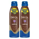 Banana Boat Dry Oil Tanning Spray Sunscreen SPF 15, 6oz | Protective Sun Tanning Oil with SPF 15 Sunscreen, Oxybenzone-Free, 6oz each Twin Pack